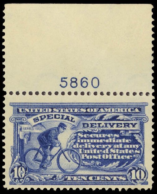 US Stamps Values Scott Cat. # E8 - 10c 1911 Special Delivery. Daniel Kelleher Auctions, Jun 2012, Sale 630, Lot 2004