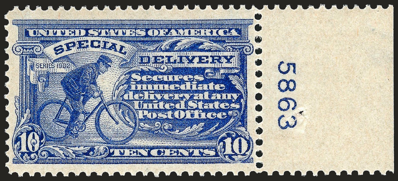 US Stamps Prices Scott E8 - 10c 1911 Special Delivery. Robert Siegel Auction Galleries, Oct 2008, Sale 963, Lot 1074