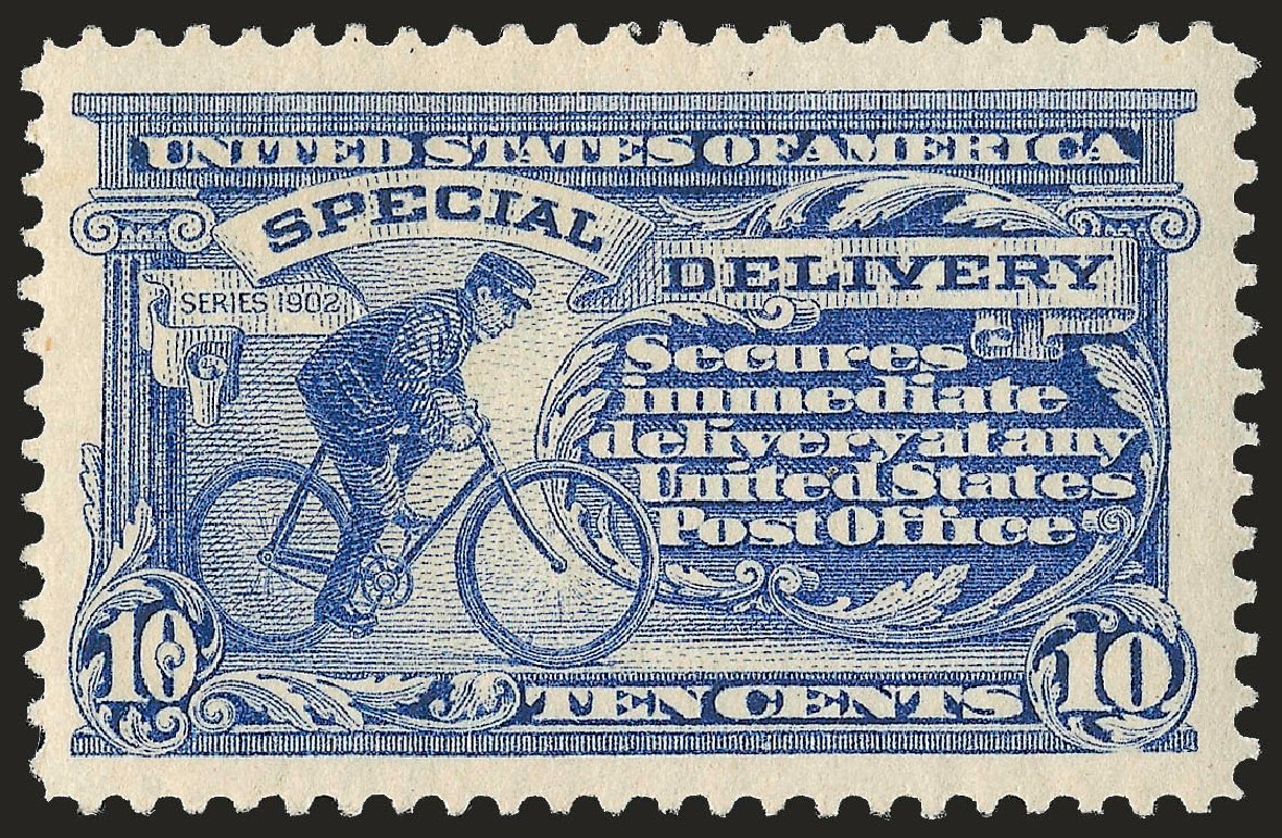 Prices of US Stamps Scott E8 - 10c 1911 Special Delivery. Robert Siegel Auction Galleries, Apr 2009, Sale 972, Lot 3404
