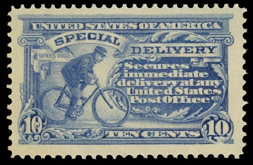 Price of US Stamp Scott Cat. # E8: 10c 1911 Special Delivery. Daniel Kelleher Auctions, Oct 2012, Sale 632, Lot 1506