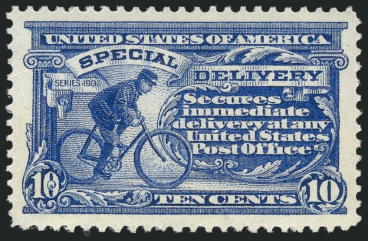 US Stamp Price Scott Catalogue # E8 - 10c 1911 Special Delivery. Robert Siegel Auction Galleries, May 2013, Sale 1044, Lot 326