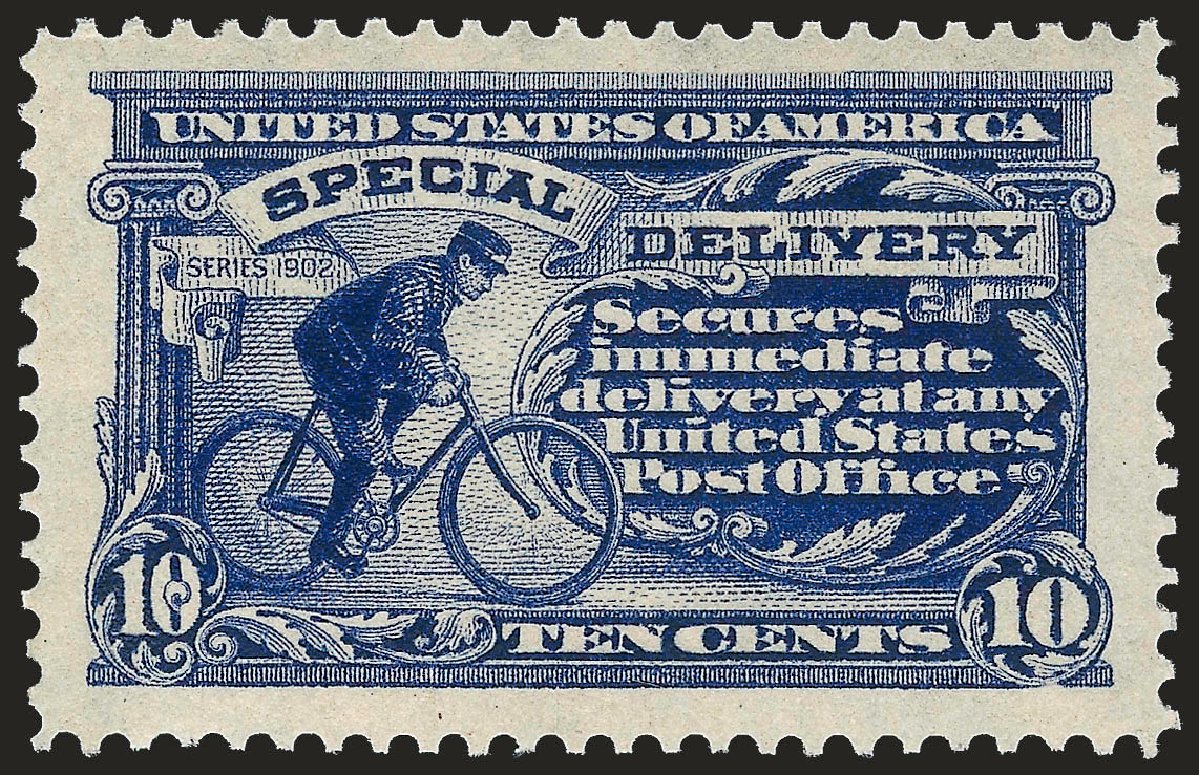 Price of US Stamp Scott Catalog # E8 - 1911 10c Special Delivery. Robert Siegel Auction Galleries, Jun 2009, Sale 975, Lot 2156