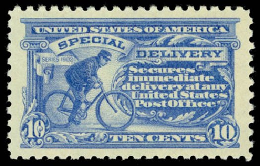 US Stamp Value Scott E9: 1914 10c Special Delivery. Daniel Kelleher Auctions, Dec 2014, Sale 661, Lot 447
