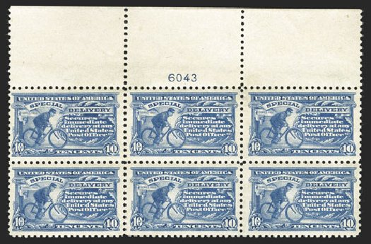 Values of US Stamps Scott Catalog # E9: 1914 10c Special Delivery. Spink Shreves Galleries, Mar 2013, Sale 142, Lot 437