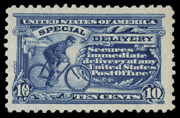 US Stamps Value Scott Catalogue # E9 - 10c 1914 Special Delivery. Spink Shreves Galleries, Aug 2013, Sale 144, Lot 319