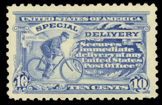 US Stamps Prices Scott E9 - 10c 1914 Special Delivery. Daniel Kelleher Auctions, Mar 2014, Sale 650, Lot 2660