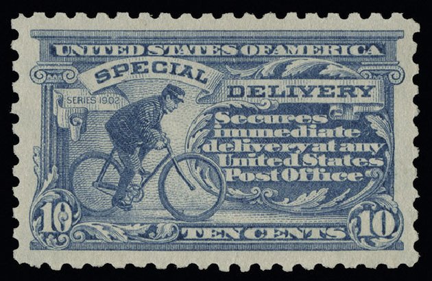 Values of US Stamps Scott Cat. E9: 1914 10c Special Delivery. Spink Shreves Galleries, Aug 2013, Sale 144, Lot 320