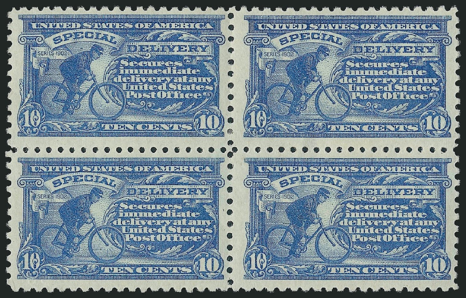 US Stamps Price Scott Cat. E9 - 10c 1914 Special Delivery. Robert Siegel Auction Galleries, Oct 2010, Sale 997, Lot 6211
