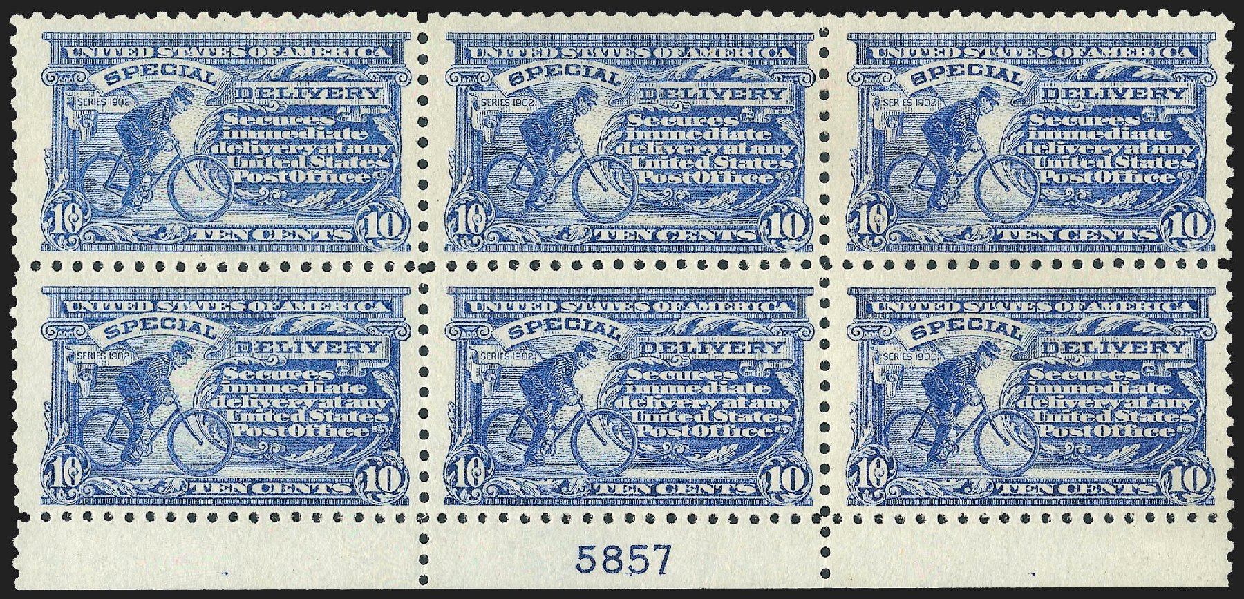 Prices of US Stamps Scott Cat. #E9 - 1914 10c Special Delivery. Robert Siegel Auction Galleries, Dec 2012, Sale 1037, Lot 2244