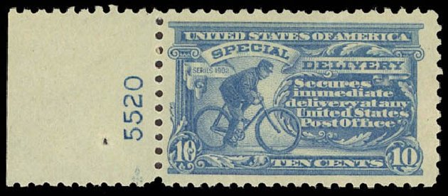 US Stamps Values Scott Cat. # E9 - 10c 1914 Special Delivery. Daniel Kelleher Auctions, Jun 2012, Sale 630, Lot 2005