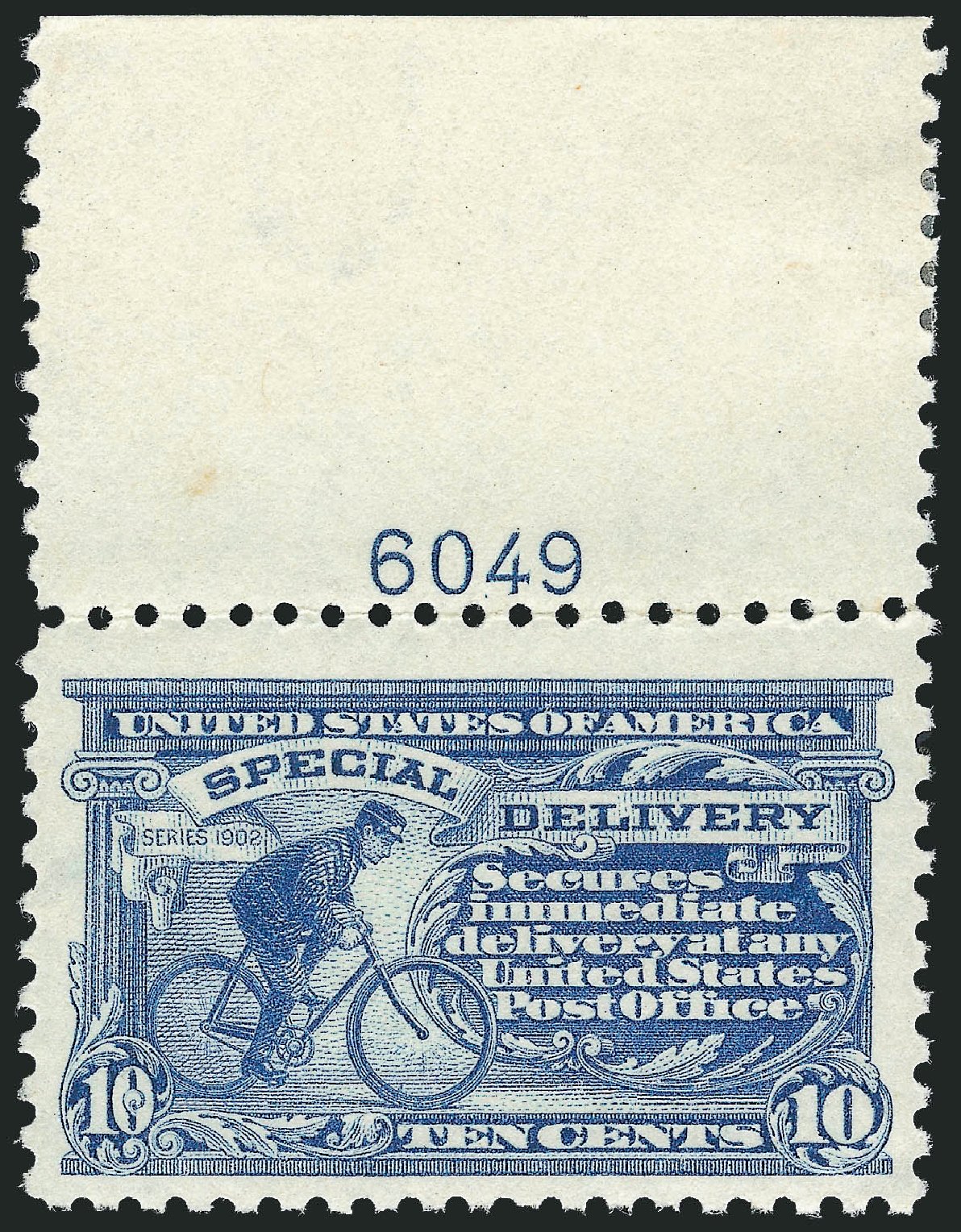 Costs of US Stamps Scott E9: 1914 10c Special Delivery. Robert Siegel Auction Galleries, Dec 2012, Sale 1037, Lot 2242