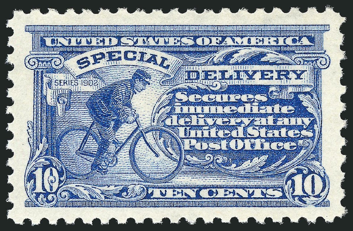 Price of US Stamps Scott Catalogue E9: 10c 1914 Special Delivery. Robert Siegel Auction Galleries, Dec 2011, Sale 1017, Lot 913