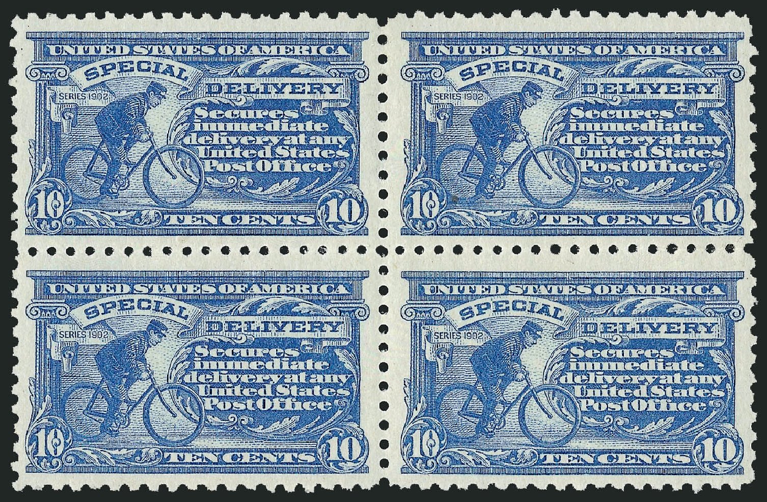 Values of US Stamp Scott Catalogue E9 - 1914 10c Special Delivery. Robert Siegel Auction Galleries, Dec 2012, Sale 1037, Lot 2243