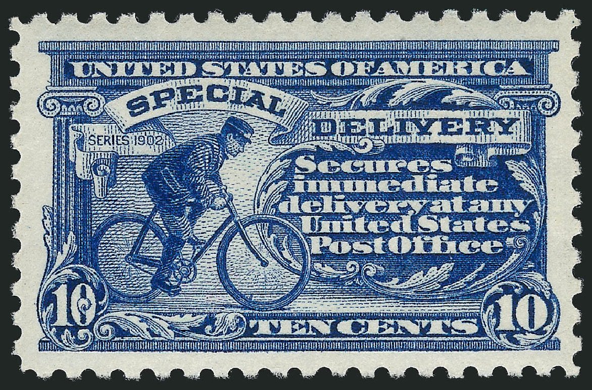 Costs of US Stamps Scott Catalogue E9: 1914 10c Special Delivery. Robert Siegel Auction Galleries, Mar 2013, Sale 1040, Lot 2106