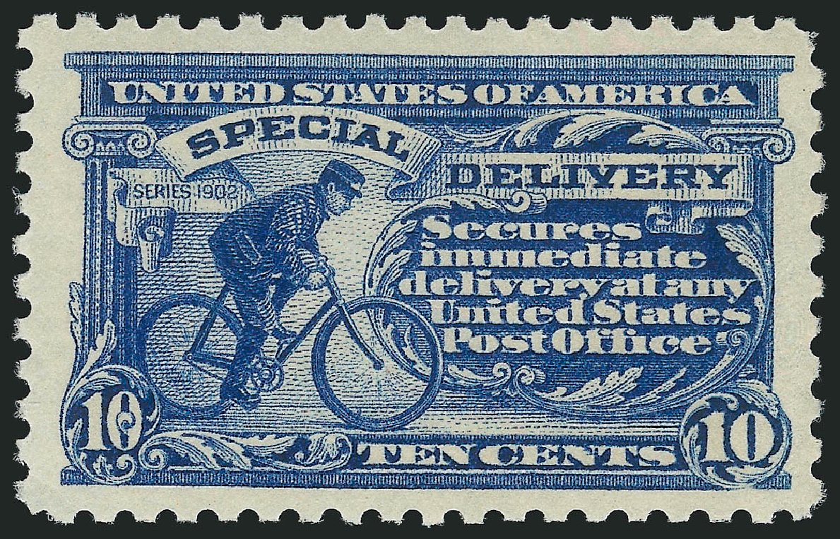 US Stamps Prices Scott E9 - 1914 10c Special Delivery. Robert Siegel Auction Galleries, Dec 2014, Sale 1090, Lot 1626