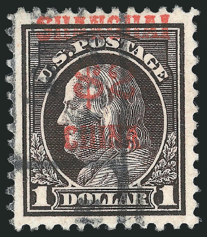 Values of US Stamps Scott # K16: US$2.00 1919 China Shanghai on $1. Robert Siegel Auction Galleries, Jun 2012, Sale 1026, Lot 1539