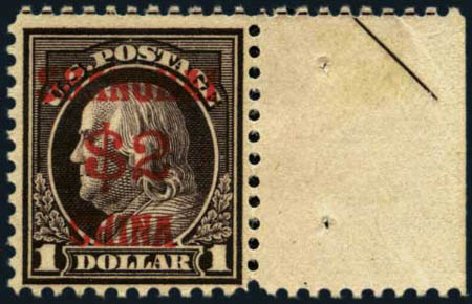 US Stamp Prices Scott Catalogue #K16: US$2.00 1919 China Shanghai on $1. Harmer-Schau Auction Galleries, Jan 2013, Sale 96, Lot 701
