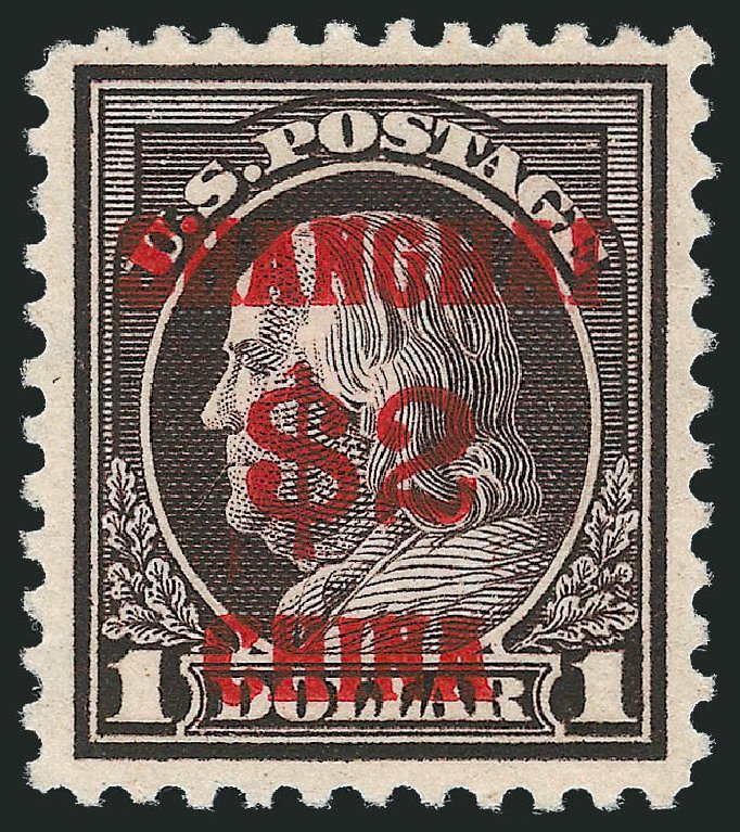 US Stamp Prices Scott Cat. # K16 - 1919 US$2.00 China Shanghai on $1. Robert Siegel Auction Galleries, Dec 2011, Sale 1017, Lot 954