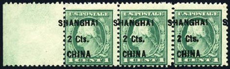 Price of US Stamp Scott # K17 - 1922 2c China Shanghai on 1c. Harmer-Schau Auction Galleries, Feb 2010, Sale 84, Lot 1809