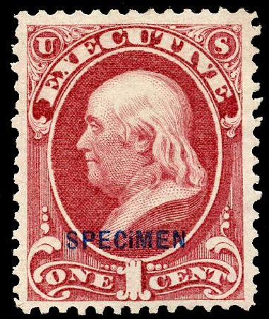 Price of US Stamp Scott O10 - 1c 1873 Executive Official. Matthew Bennett International, May 2008, Sale 327, Lot 278