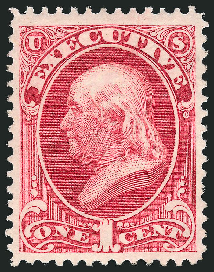 Price of US Stamps Scott Catalog # O10 - 1c 1873 Executive Official. Robert Siegel Auction Galleries, Mar 2013, Sale 1040, Lot 2151