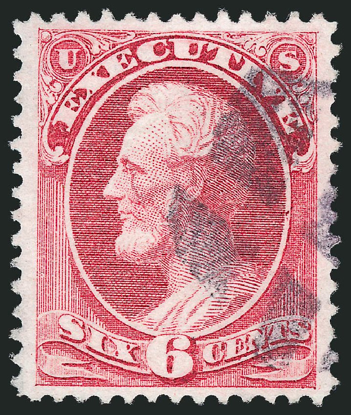 US Stamp Prices Scott Catalog #O13: 1873 6c Executive Official. Robert Siegel Auction Galleries, Jun 2011, Sale 1011, Lot 884