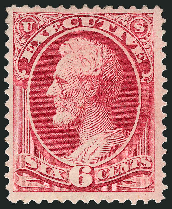 US Stamp Price Scott # O13 - 1873 6c Executive Official. Robert Siegel Auction Galleries, Mar 2011, Sale 1007, Lot 3033