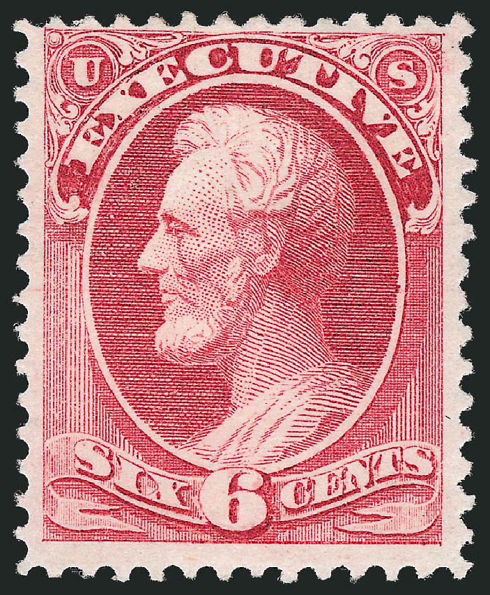 Prices of US Stamp Scott #O13: 6c 1873 Executive Official. Robert Siegel Auction Galleries, Oct 2011, Sale 1014, Lot 2343