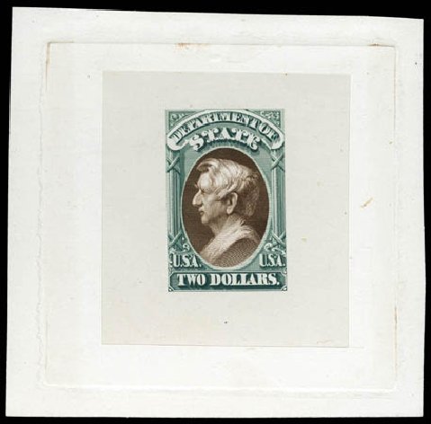 Prices of US Stamps Scott #O68: 1873 US$2.00 State Official. Matthew Bennett International, Apr 2008, Sale 326, Lot 691