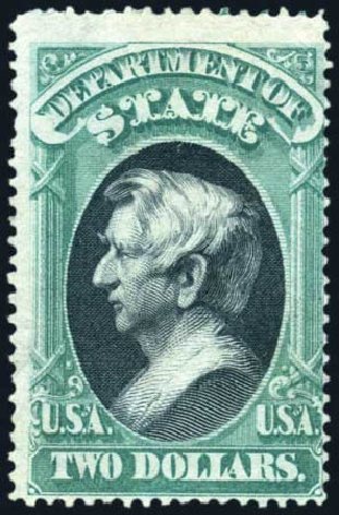 US Stamps Price Scott Catalogue # O68 - 1873 US$2.00 State Official. Harmer-Schau Auction Galleries, Jul 2010, Sale 86, Lot 661