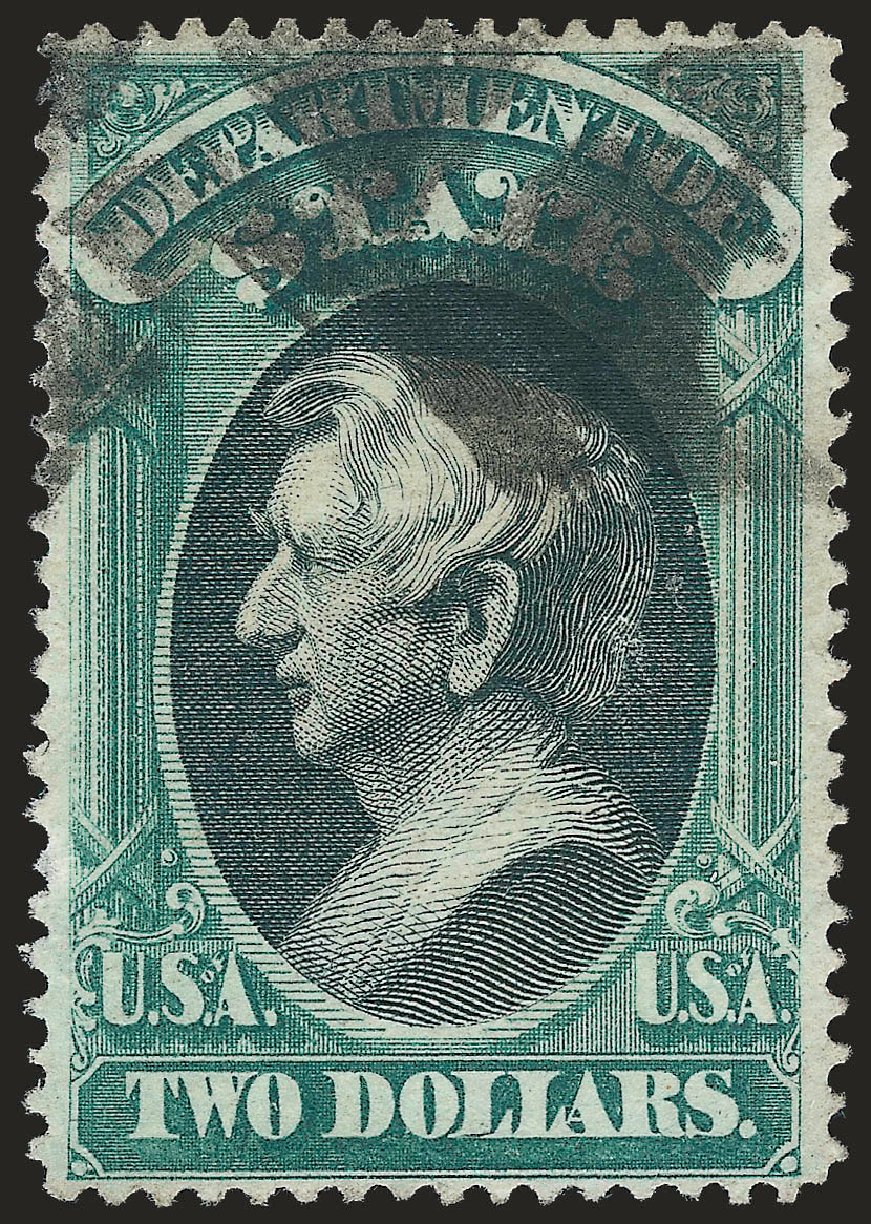 Price of US Stamps Scott # O68 - 1873 US$2.00 State Official. Robert Siegel Auction Galleries, Apr 2010, Sale 984, Lot 1161