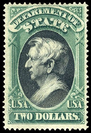 Price of US Stamp Scott #O68 - 1873 US$2.00 State Official. Cherrystone Auctions, Sep 2010, Sale 201009, Lot 114