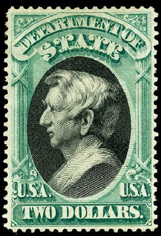 Costs of US Stamp Scott Cat. #O68 - 1873 US$2.00 State Official. Matthew Bennett International, May 2008, Sale 327, Lot 296