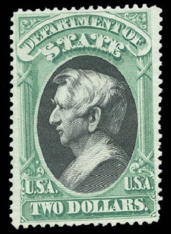 Prices of US Stamp Scott Catalog # O68 - 1873 US$2.00 State Official. Matthew Bennett International, Sep 2010, Sale 333, Lot 3996