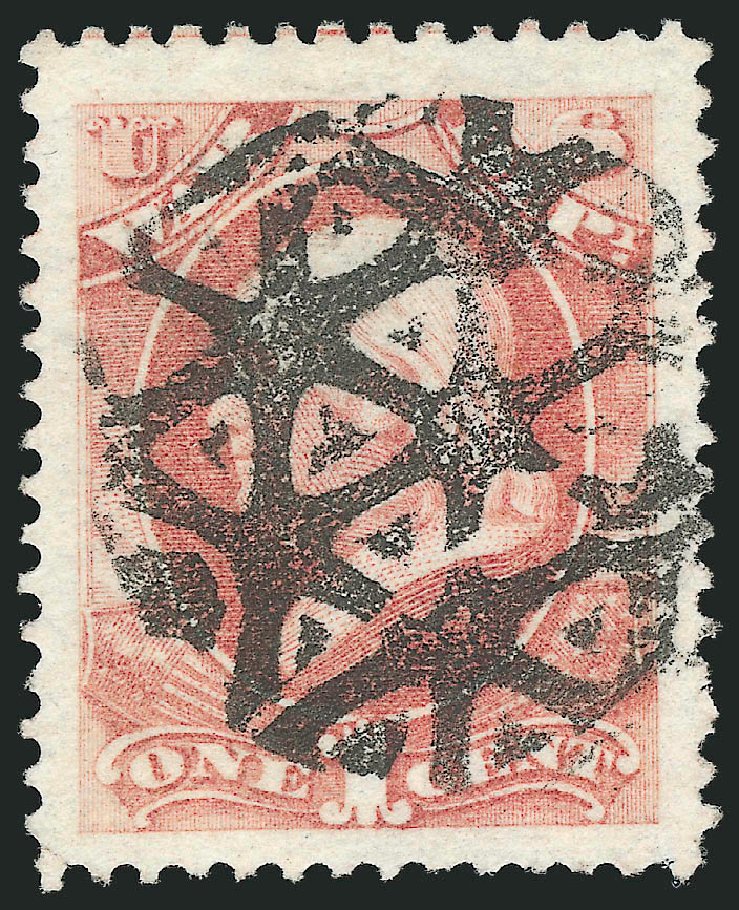 Costs of US Stamp Scott Catalogue #O83 - 1873 1c War Official. Robert Siegel Auction Galleries, Nov 2014, Sale 1085, Lot 4150