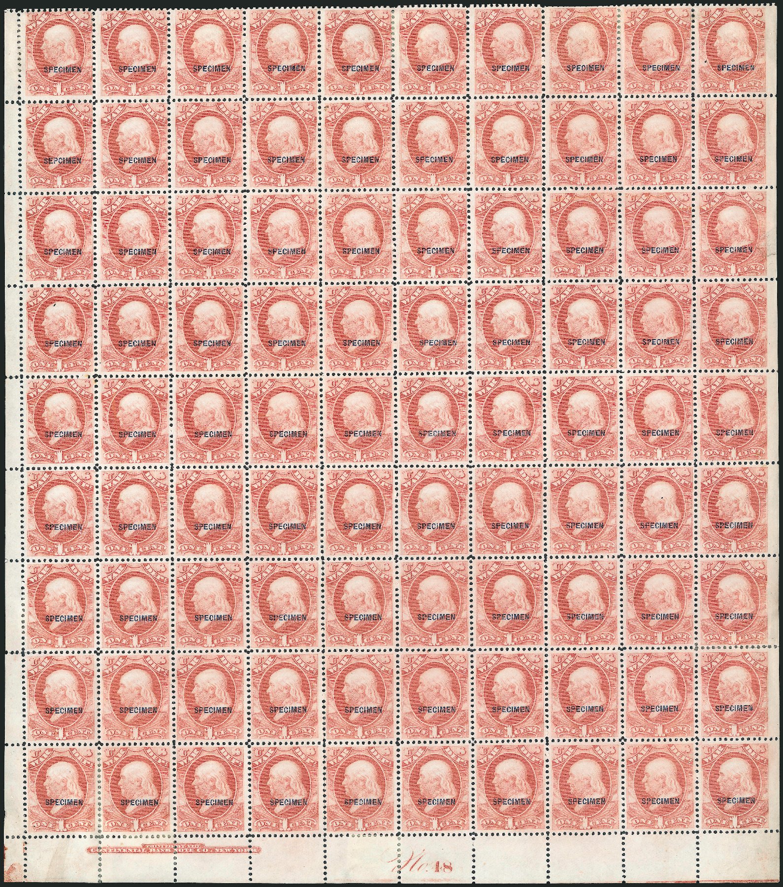 Value of US Stamps Scott # O83 - 1873 1c War Official. Robert Siegel Auction Galleries, Dec 2010, Sale 1003, Lot 5544