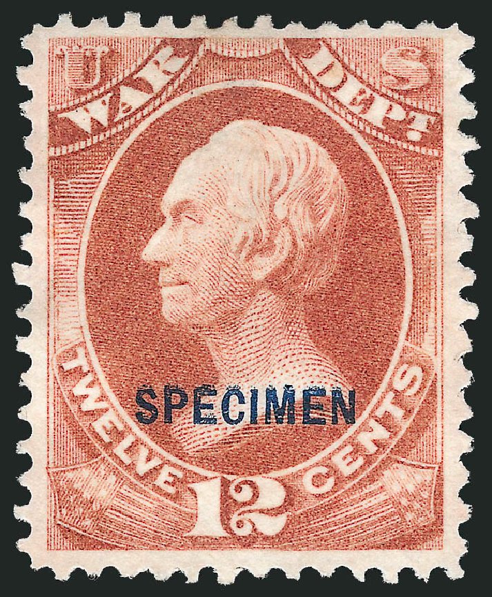 Prices of US Stamps Scott Cat. # O89: 1873 12c War Official. Robert Siegel Auction Galleries, Mar 2015, Sale 1095, Lot 651