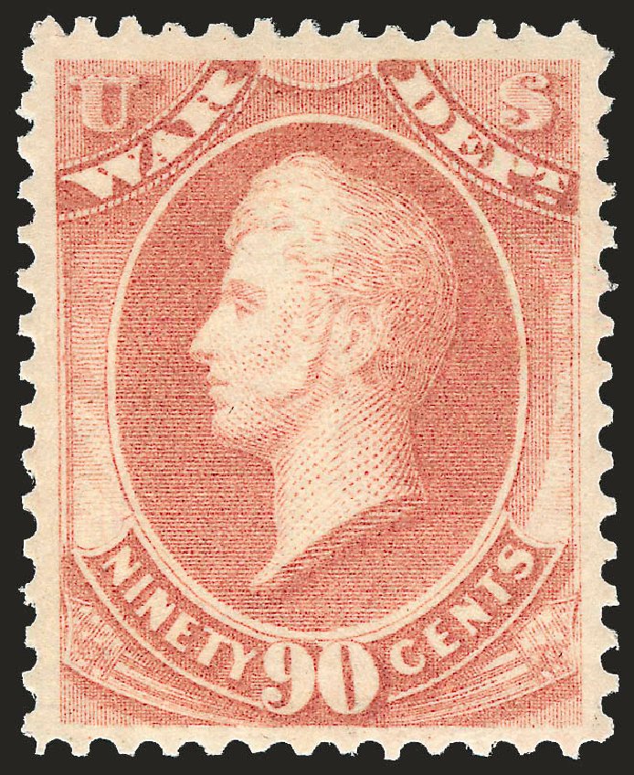 Cost of US Stamps Scott O93 - 1873 90c War Official. Robert Siegel Auction Galleries, Jun 2009, Sale 975, Lot 2239