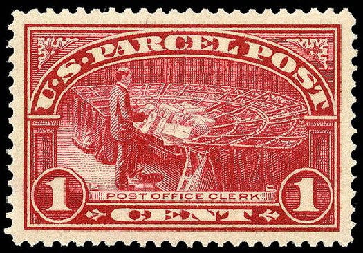 Price of US Stamps Scott #Q1 - 1913 1c Parcel Post. Matthew Bennett International, Apr 2008, Sale 326, Lot 721