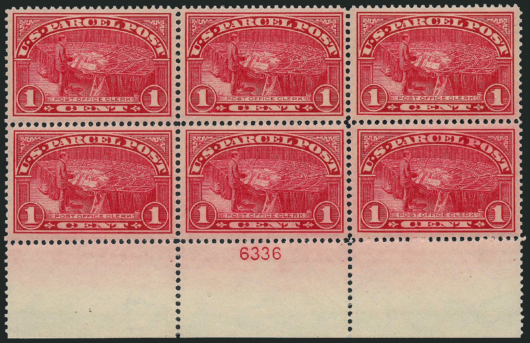 Price of US Stamp Scott # Q1 - 1c 1913 Parcel Post. Robert Siegel Auction Galleries, Apr 2009, Sale 971, Lot 2044