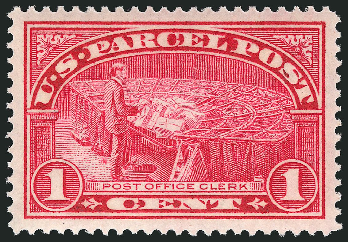 US Stamp Prices Scott #Q1: 1c 1913 Parcel Post. Robert Siegel Auction Galleries, Dec 2009, Sale 982, Lot 6163