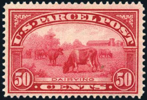 Prices of US Stamps Scott Cat. #Q10: 50c 1913 Parcel Post. Harmer-Schau Auction Galleries, Apr 2010, Sale 85, Lot 347