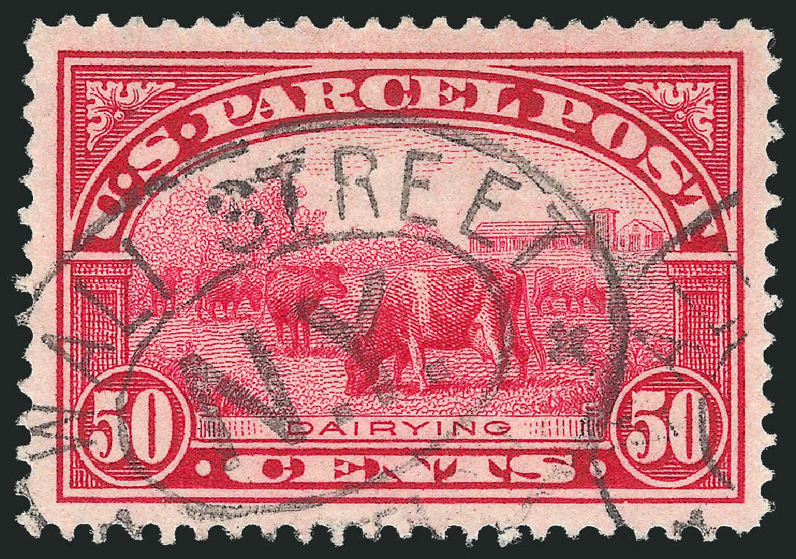 US Stamp Prices Scott Cat. # Q10 - 1913 50c Parcel Post. Robert Siegel Auction Galleries, Dec 2011, Sale 1017, Lot 1007