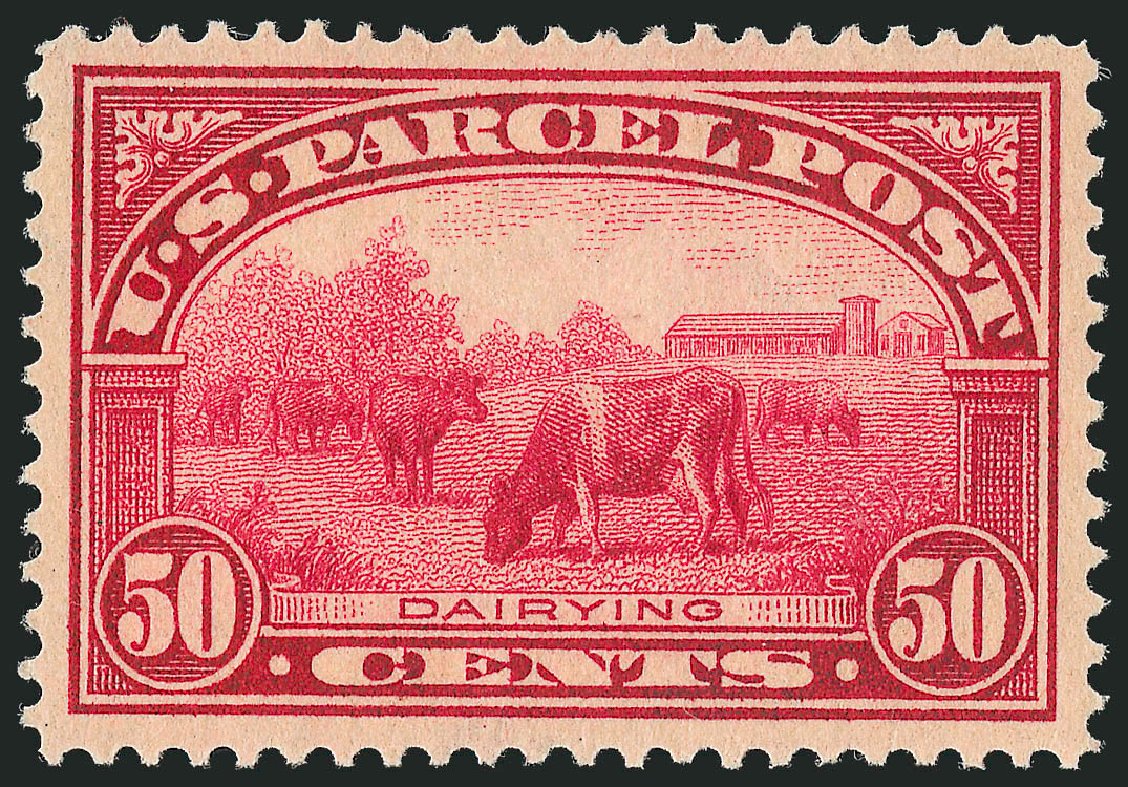 Costs of US Stamp Scott Catalogue # Q10: 1913 50c Parcel Post. Robert Siegel Auction Galleries, Mar 2013, Sale 1040, Lot 2177