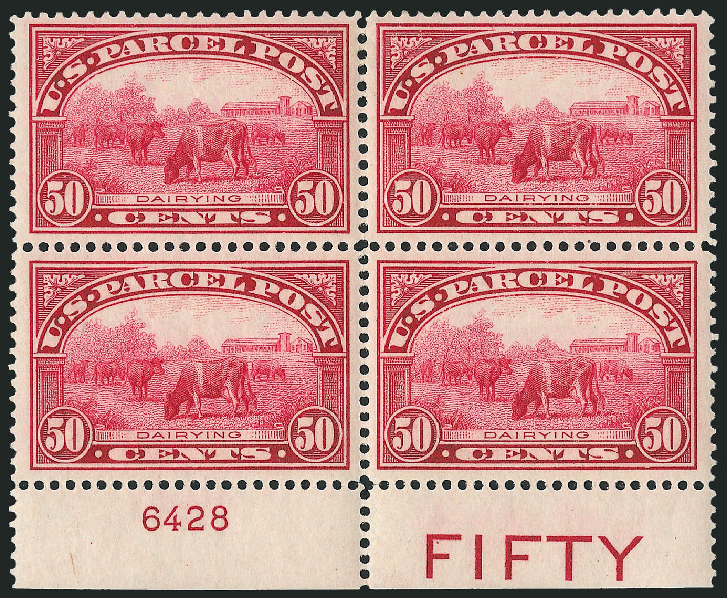 US Stamp Prices Scott #Q10 - 1913 50c Parcel Post. Robert Siegel Auction Galleries, Apr 2009, Sale 971, Lot 2187