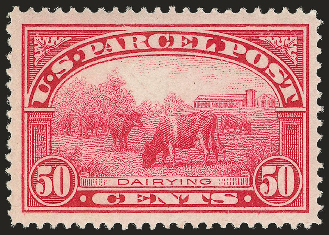Cost of US Stamp Scott Cat. #Q10: 1913 50c Parcel Post. Robert Siegel Auction Galleries, Sep 2009, Sale 976, Lot 2357
