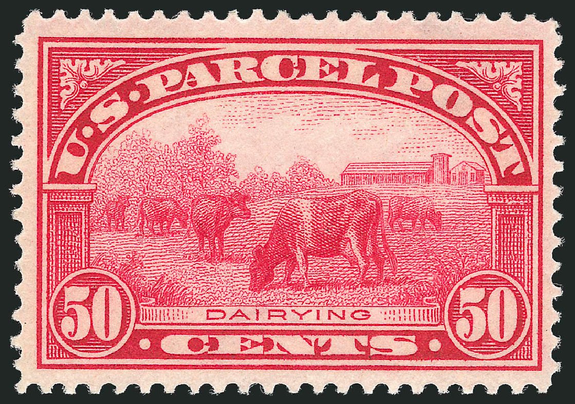 Prices of US Stamp Scott Catalog Q10 - 1913 50c Parcel Post. Robert Siegel Auction Galleries, Dec 2012, Sale 1037, Lot 2348