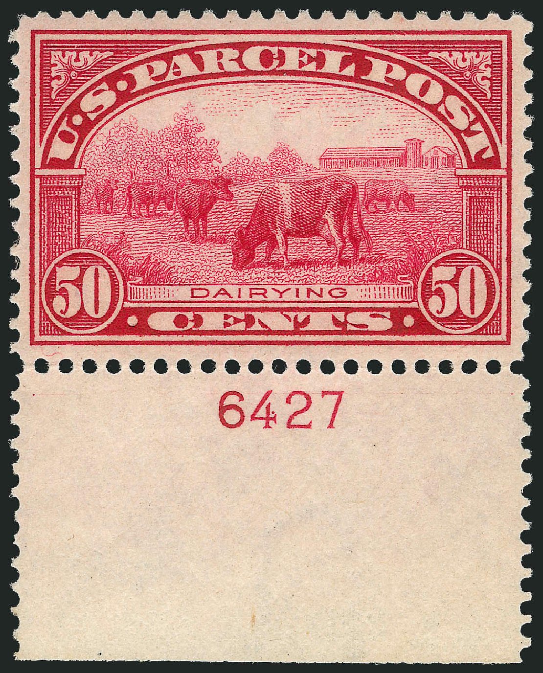Cost of US Stamp Scott # Q10 - 1913 50c Parcel Post. Robert Siegel Auction Galleries, Nov 2013, Sale 1061, Lot 4228