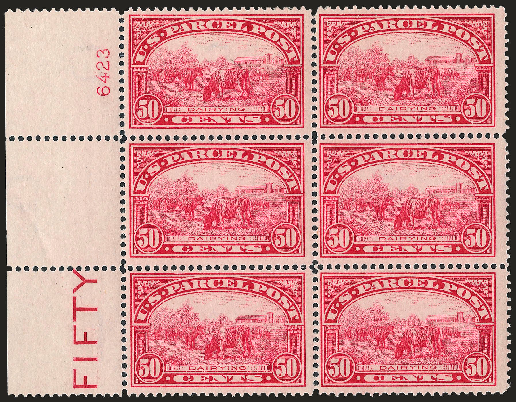 US Stamps Price Scott # Q10: 1913 50c Parcel Post. Robert Siegel Auction Galleries, Apr 2009, Sale 971, Lot 2178