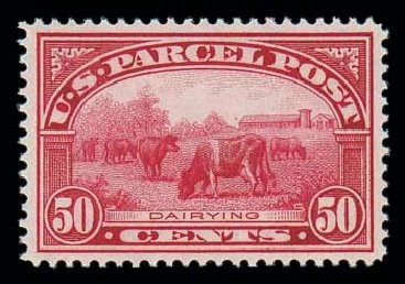 US Stamps Value Scott Q10: 50c 1913 Parcel Post. Matthew Bennett International, Jun 2007, Sale 319, Lot 1760